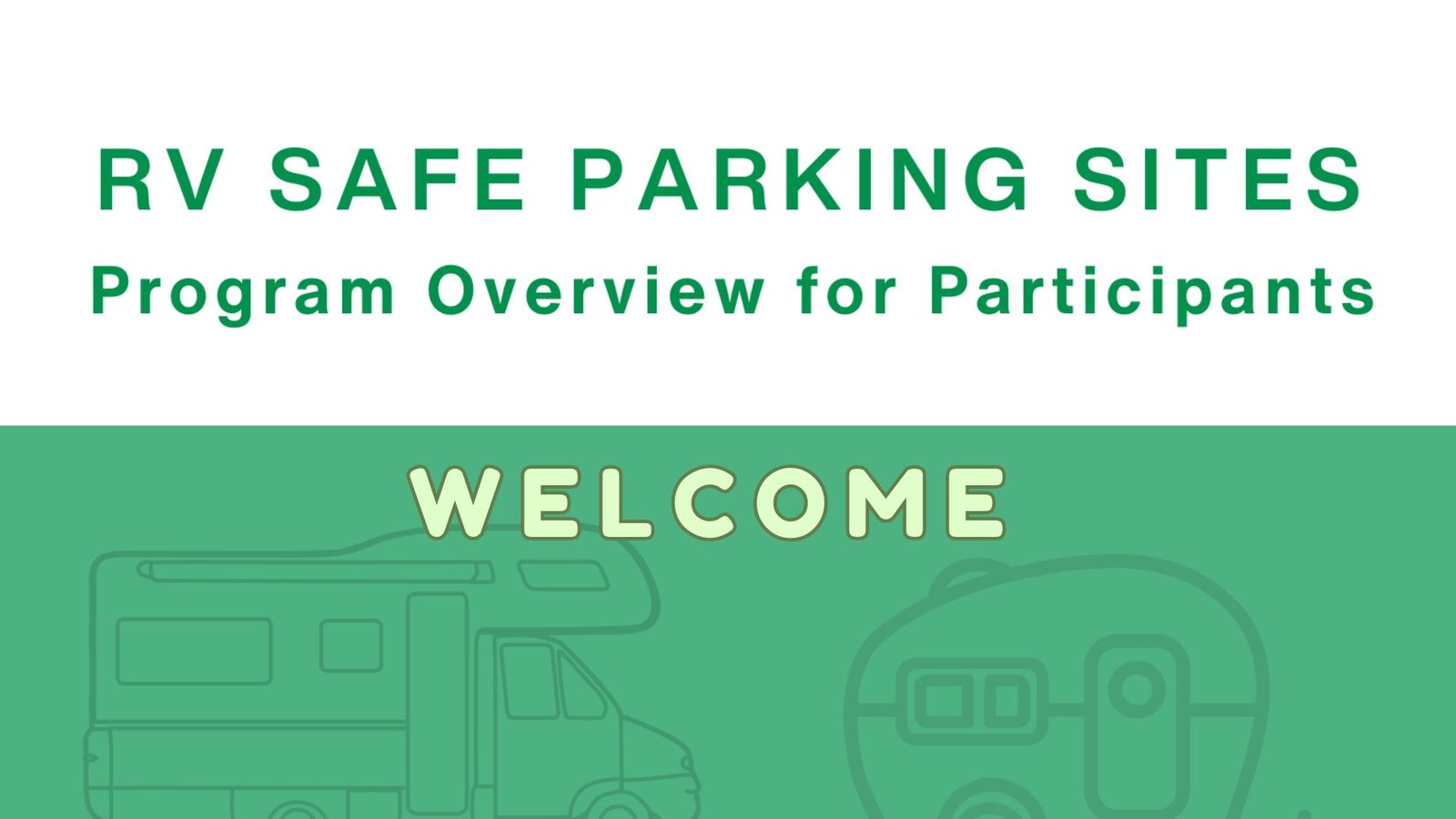 Oakland RV Safe Parking Overview for Participants